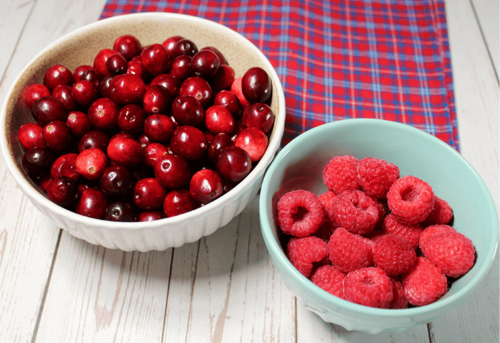 Keto Raspberry Cranberry Sauce2