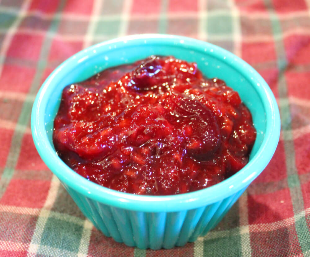 Keto Raspberry Cranberry Sauce5