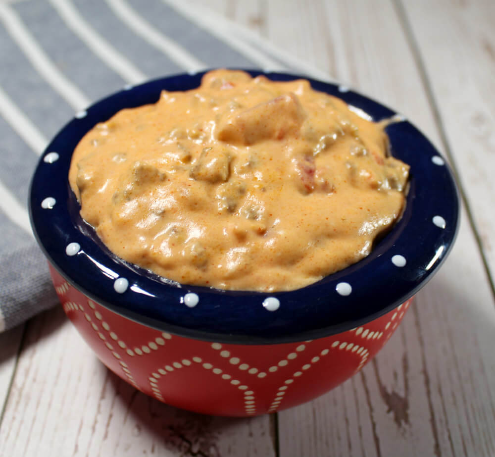 Low-Carb Crockpot Cheesy Sausage Dip5