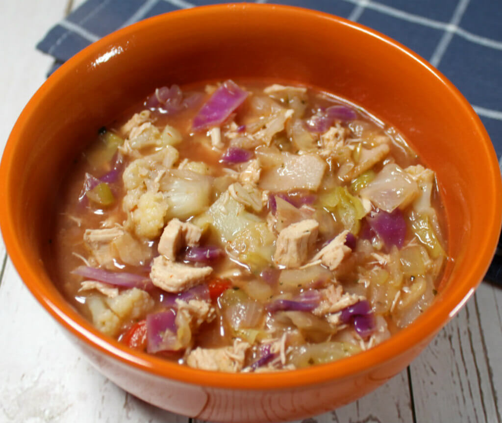 Chicken Bacon Cabbage Keto Soup1
