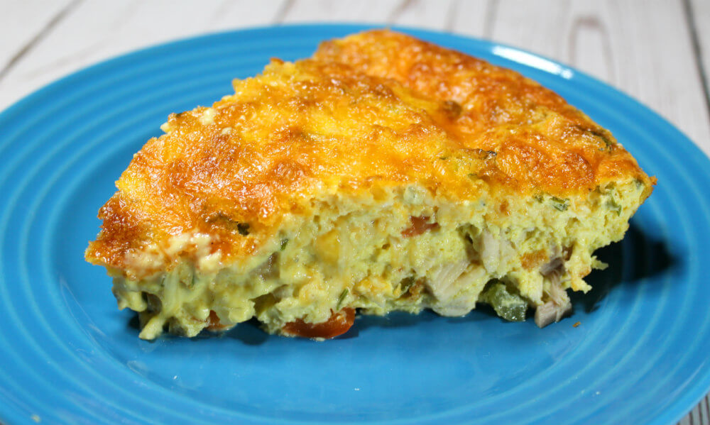 Turkey Leftover Crustless Quiche7