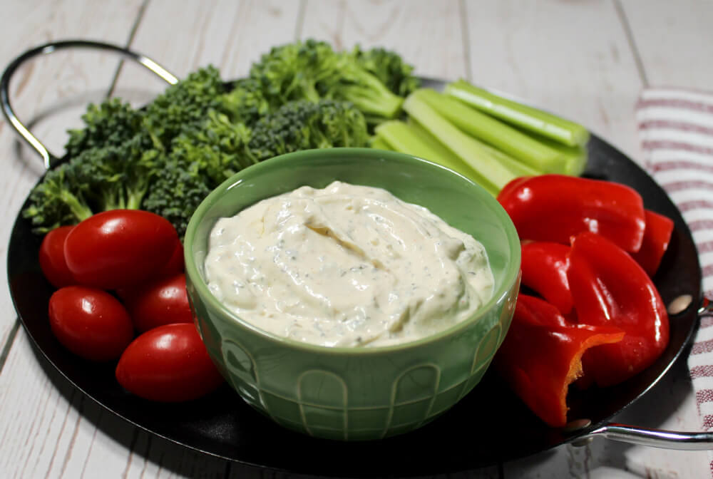 Easy Keto Vegetable Dip5
