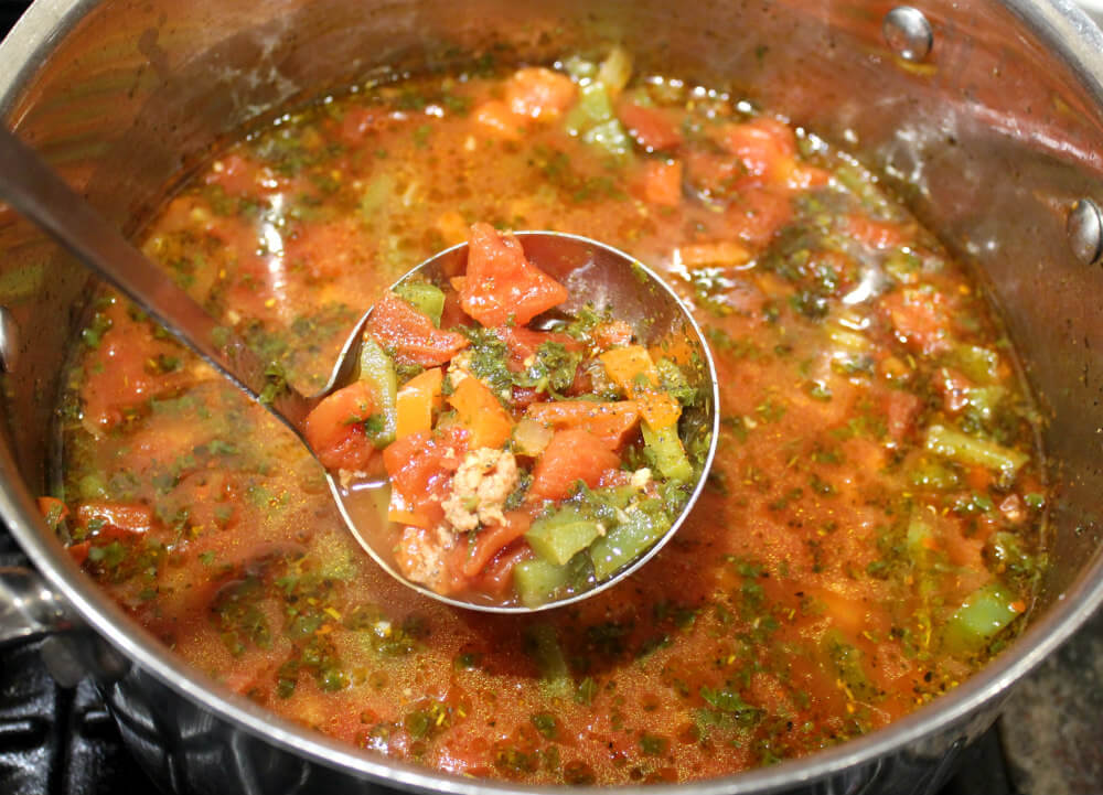 Keto Italian Sausage & Pepper Soup7