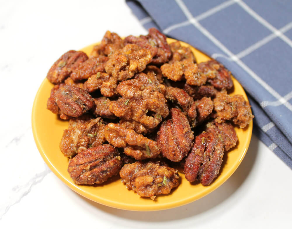 Keto Cinnamon Rosemary Candied Nuts5