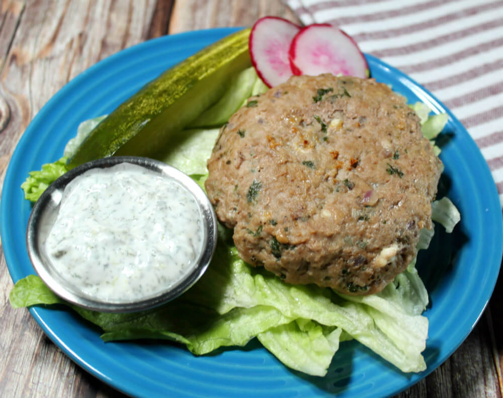 Greek Turkey Burgers and Keto Yogurt Dill Sauce6