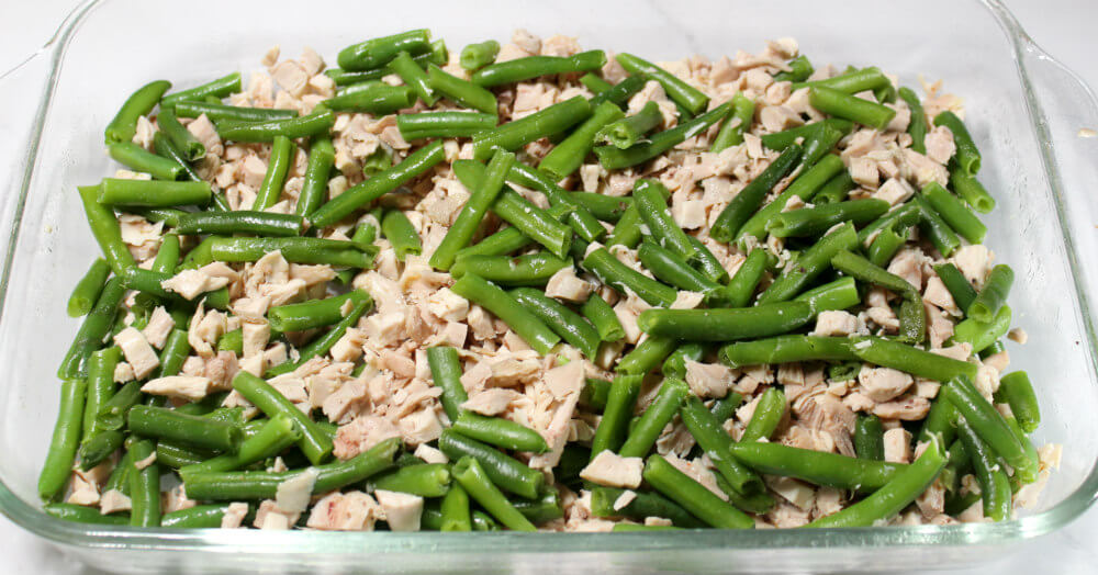 Keto Cheesy Chicken & Green Bean Casserole2
