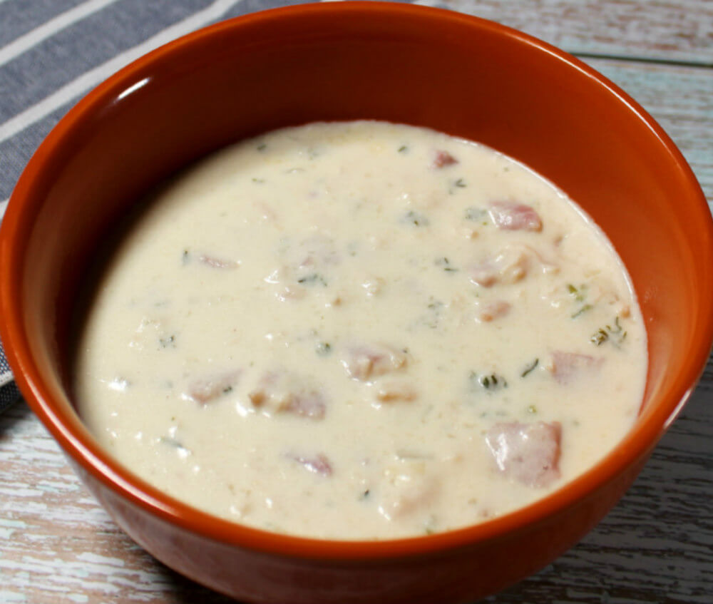 Chicken Cordon Bleu Keto Soup6