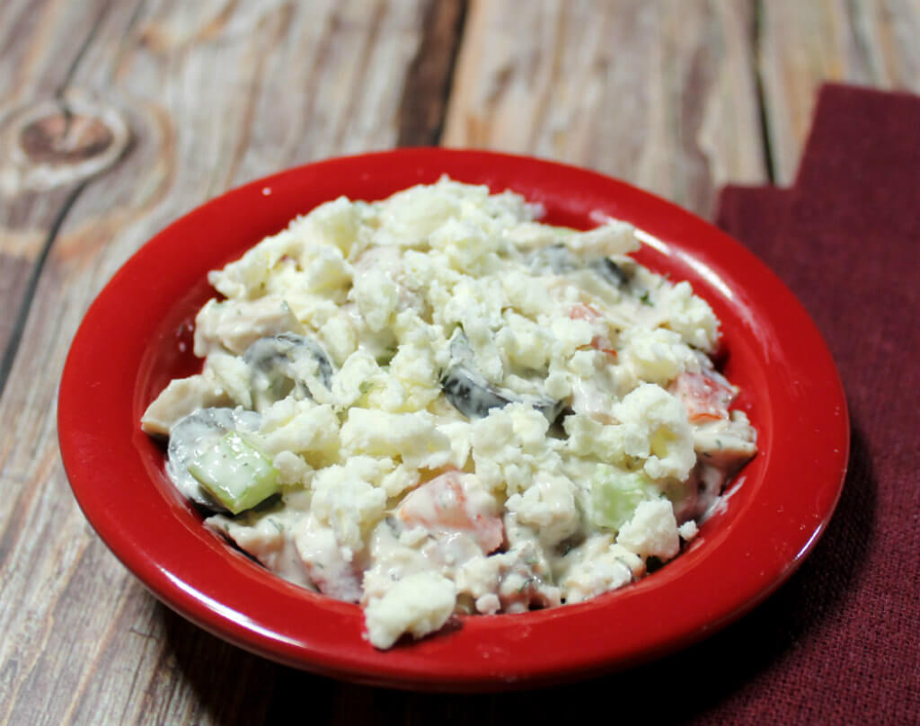 Mediterranean Keto Chicken Salad1