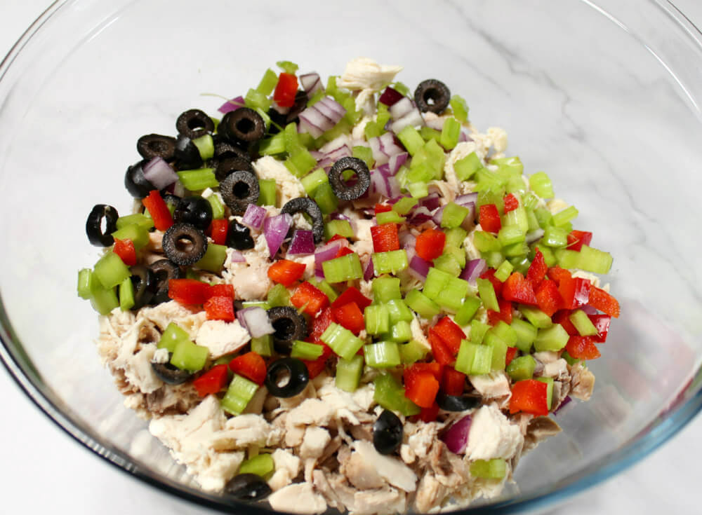 Mediterranean Keto Chicken Salad2