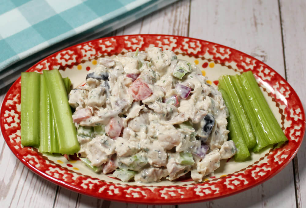 Mediterranean Keto Chicken Salad6
