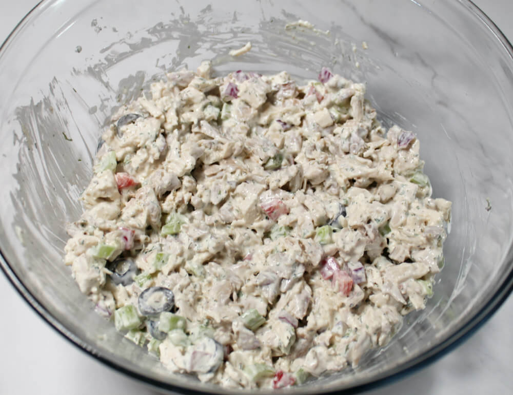 Mediterranean Keto Chicken Salad7