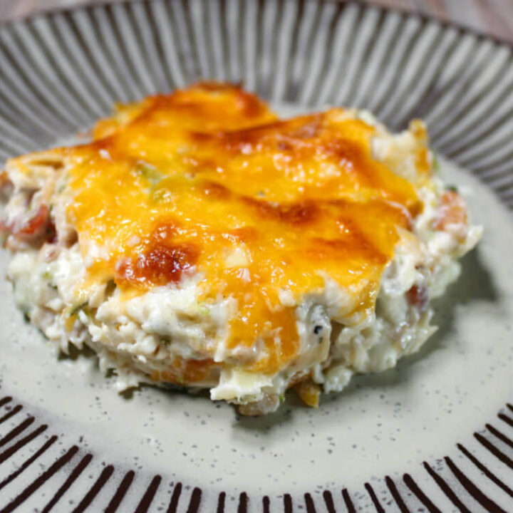 Low-Carb Chicken Bacon Ranch Casserole1