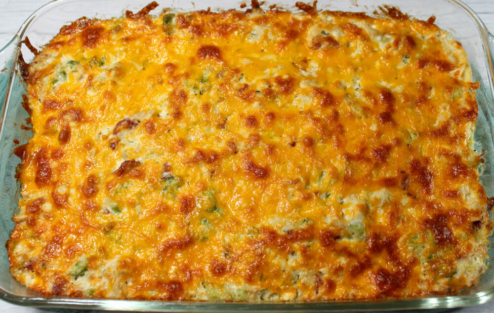 Low-Carb Chicken Bacon Ranch Casserole2