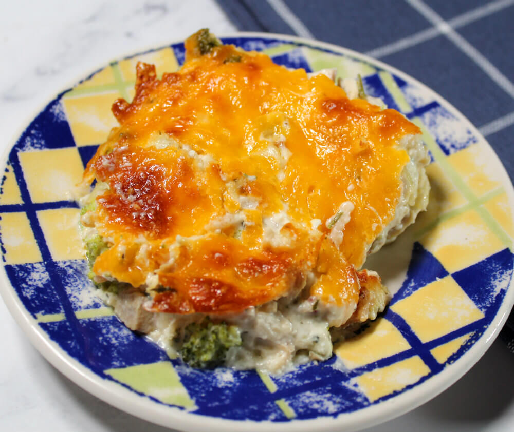 Low-Carb Chicken Bacon Ranch Casserole8