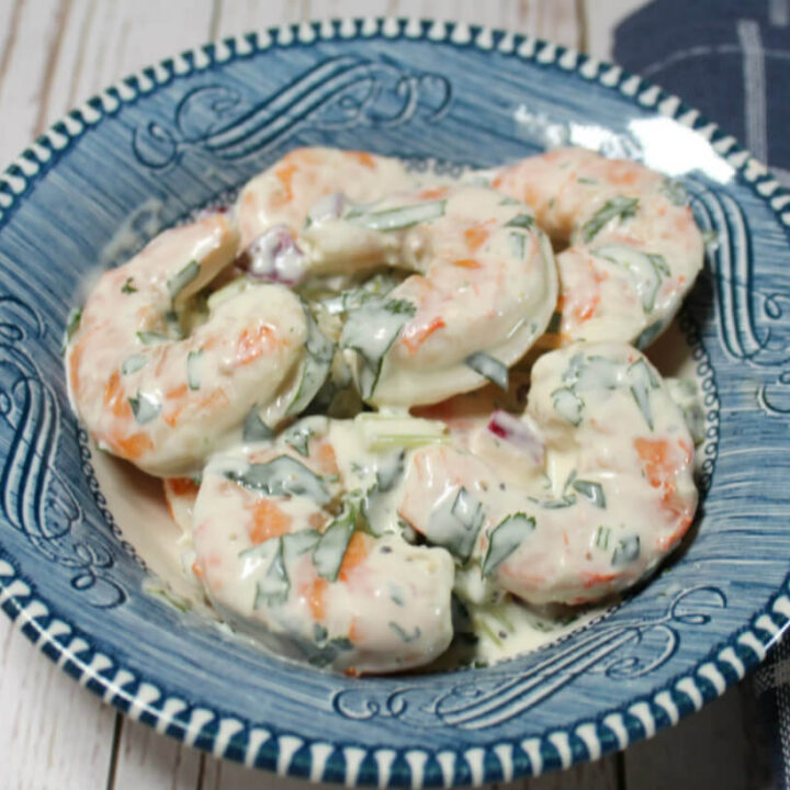 Keto Creamy Cilantro Lime Shrimp Salad1