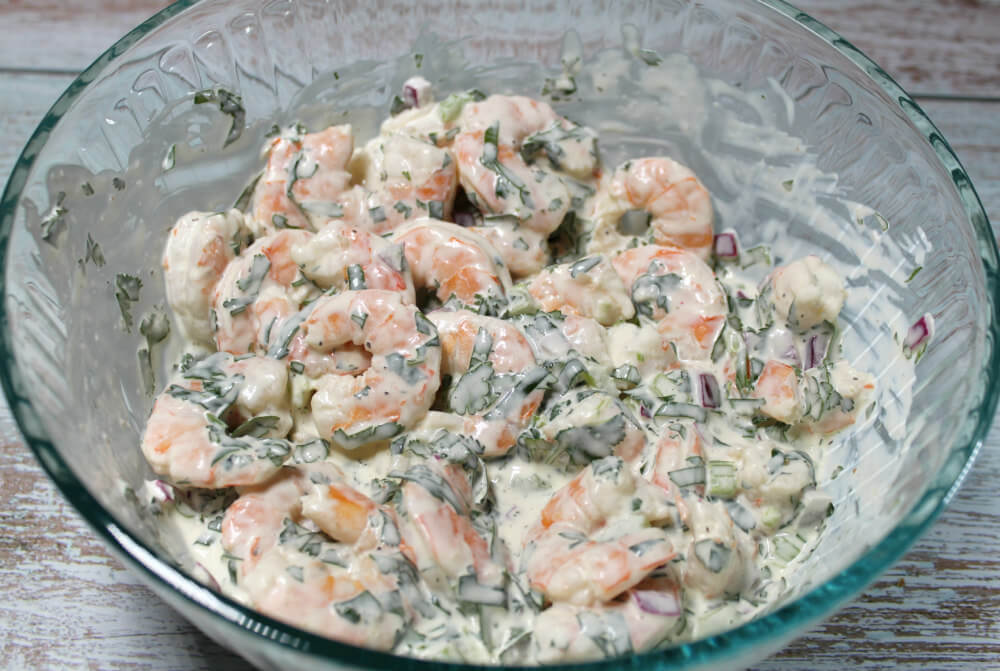 Keto Creamy Cilantro Lime Shrimp Salad5