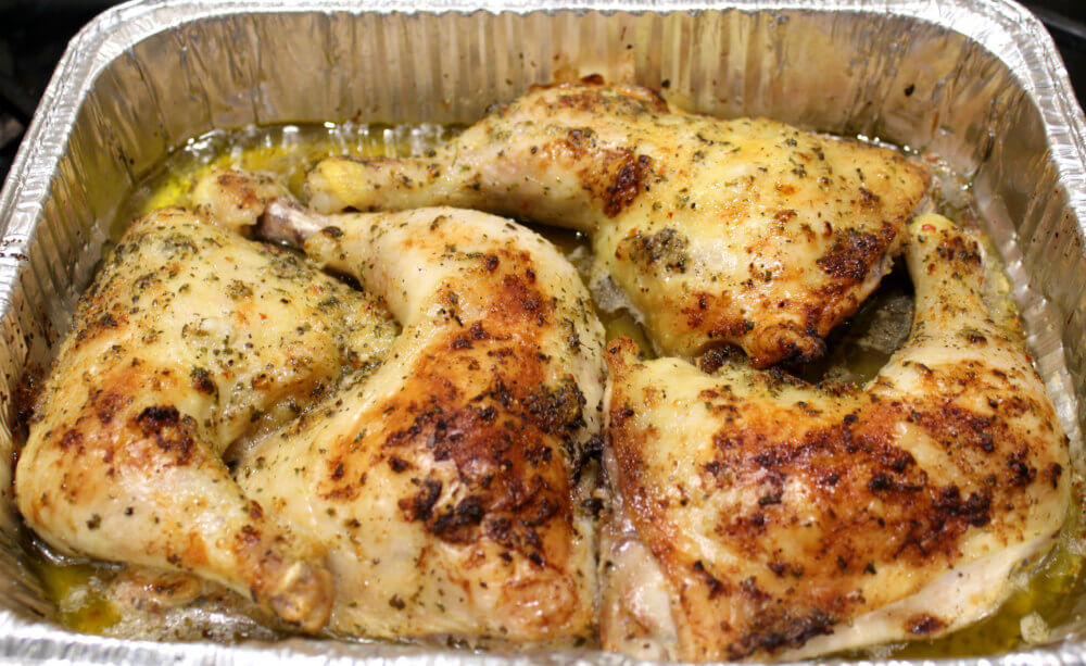 Italian Dressing Marinated Chicken Leg Quarters4