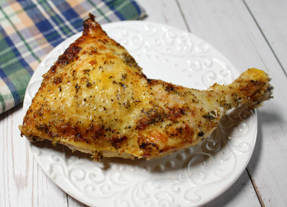 Italian Dressing Marinated Chicken Leg Quarters5