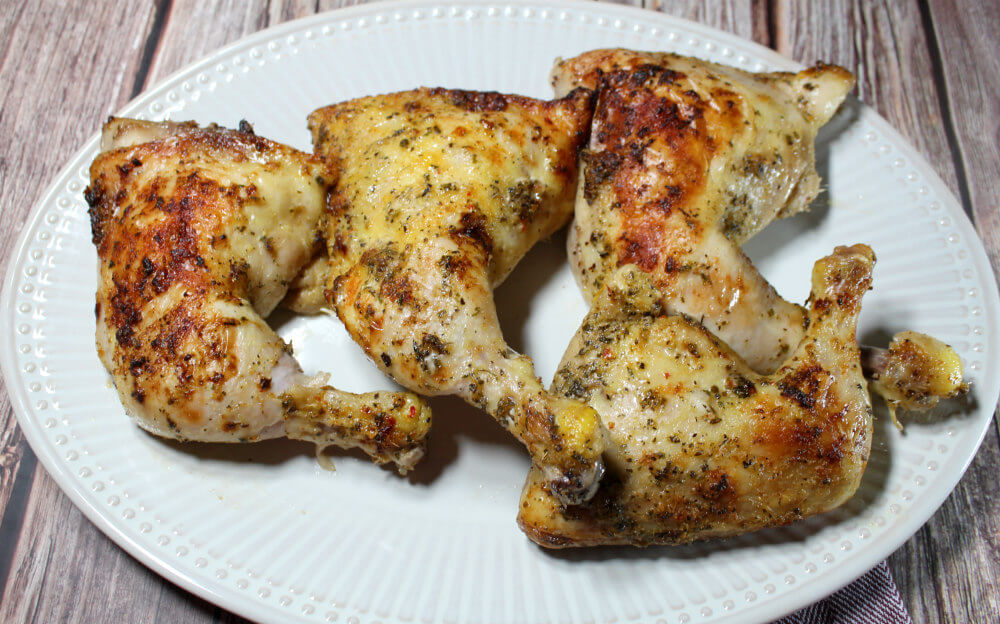 Italian Dressing Marinated Chicken Leg Quarters6
