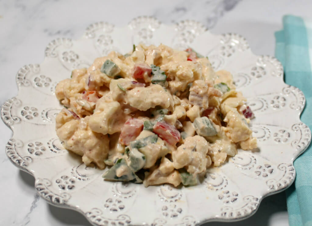 Mexican Keto Cauliflower Salad1