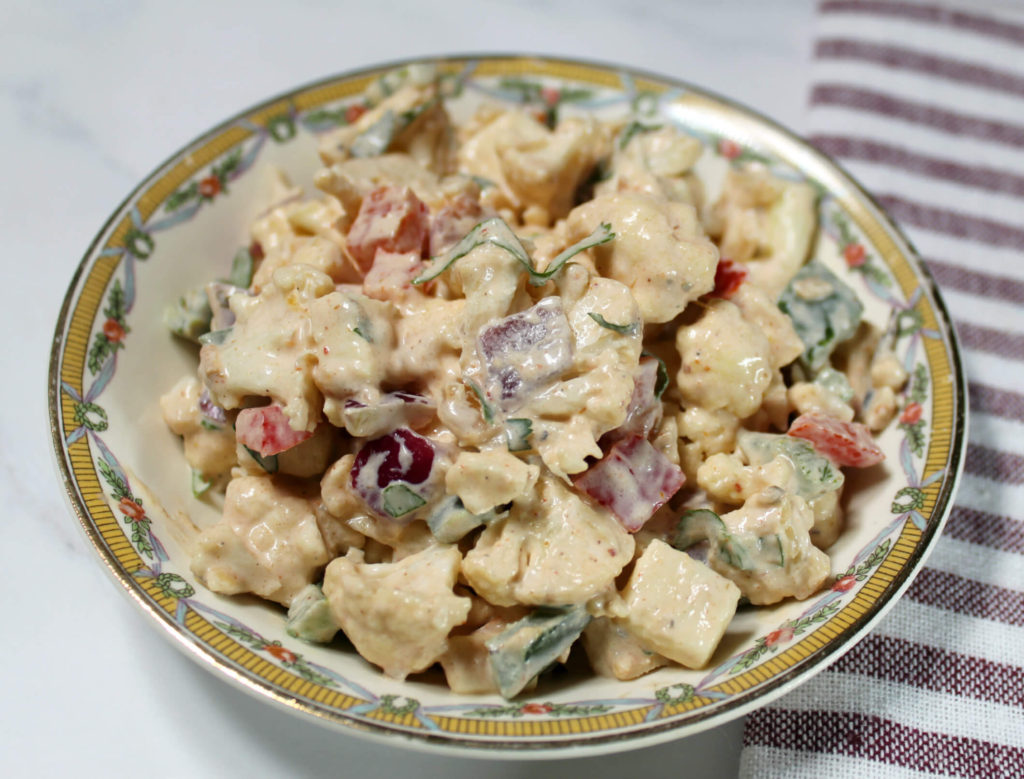 Mexican Keto Cauliflower Salad5