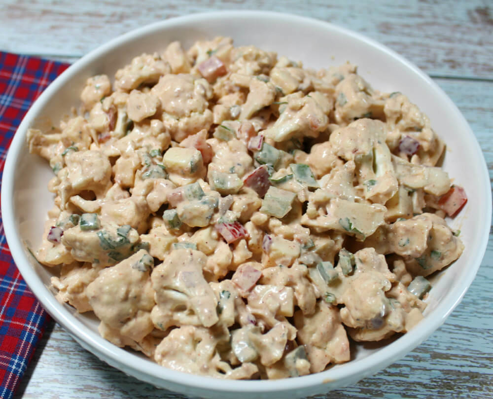 Mexican Keto Cauliflower Salad6