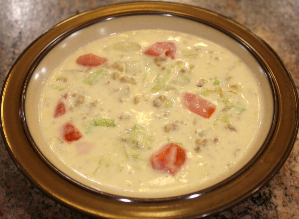 Cheeseburger Keto Soup1