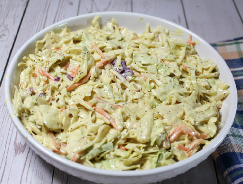 Tangy Keto Mustard Coleslaw4