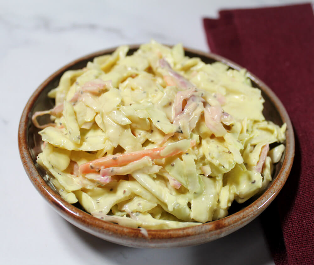 Tangy Keto Mustard Coleslaw6