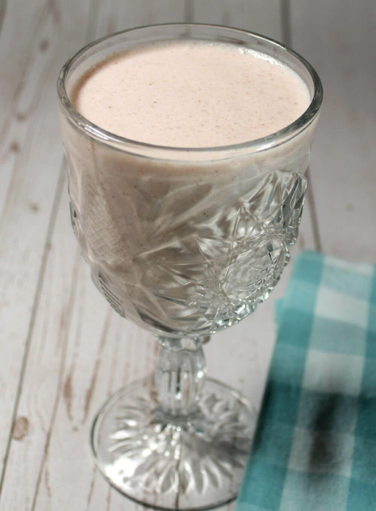 Almond Butter Strawberry Keto Cheesecake Smoothie6