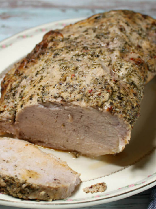 Easy Italian Dressing Pork Loin