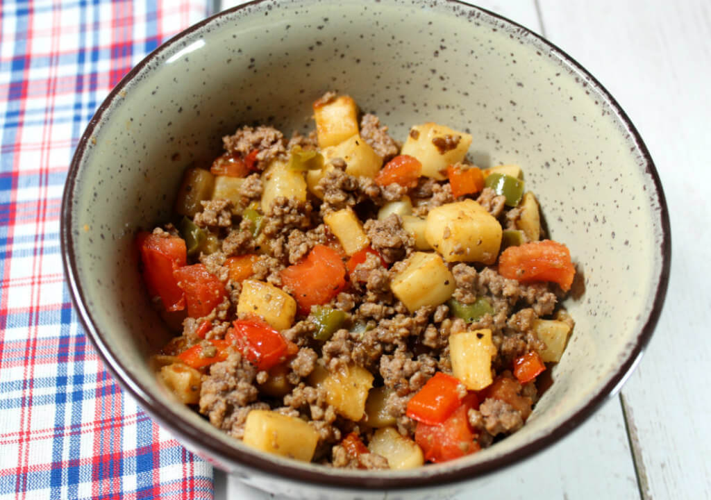 Low-Carb Ground Beef & Turnip Skillet1