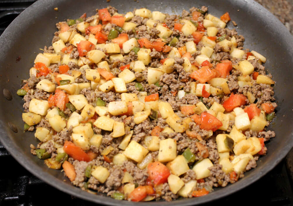Low-Carb Ground Beef & Turnip Skillet5