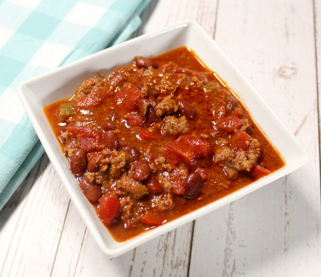 Low-Carb Meat Lover's Chili1