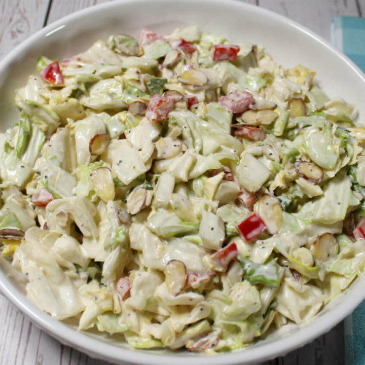 Keto Napa & Green Cabbage Slaw1