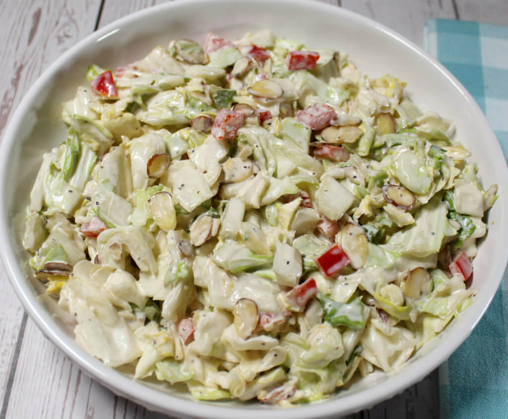 Keto Napa & Green Cabbage Slaw1