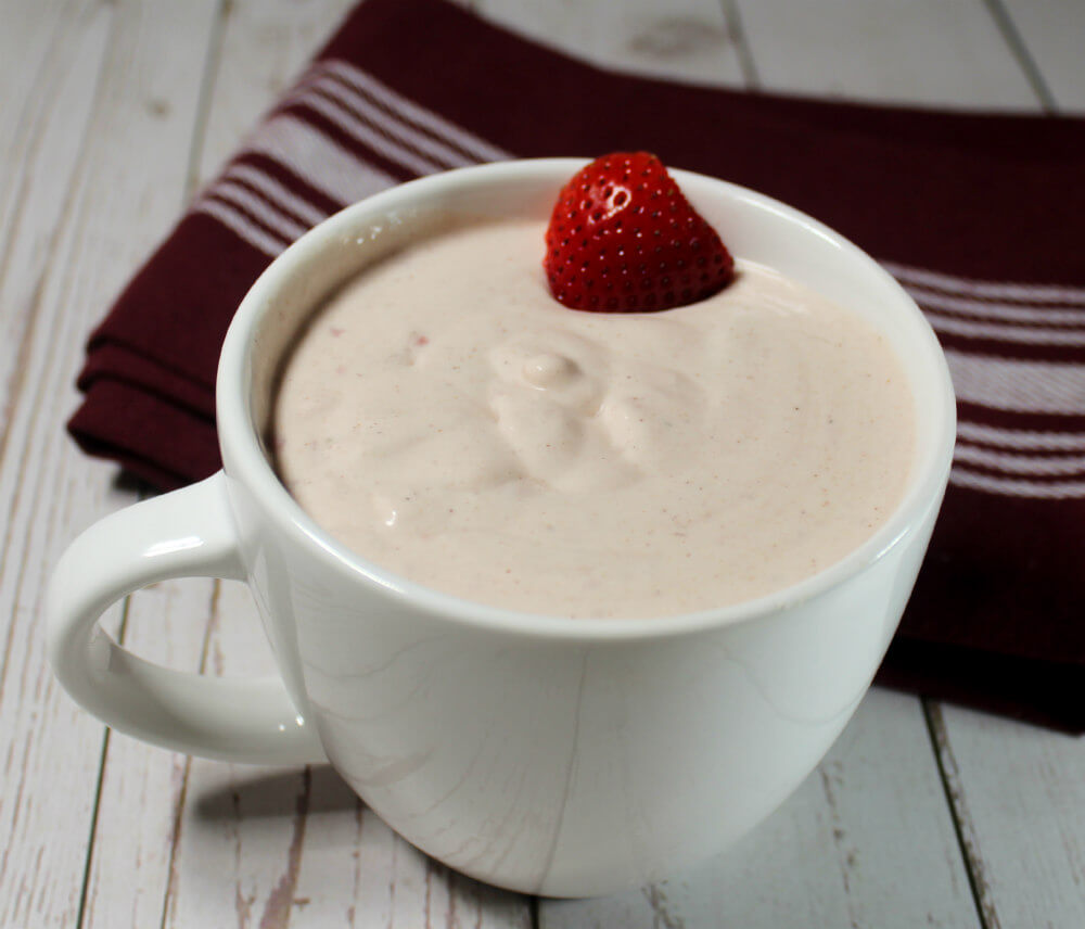 Strawberry Cheesecake Keto Milkshake5