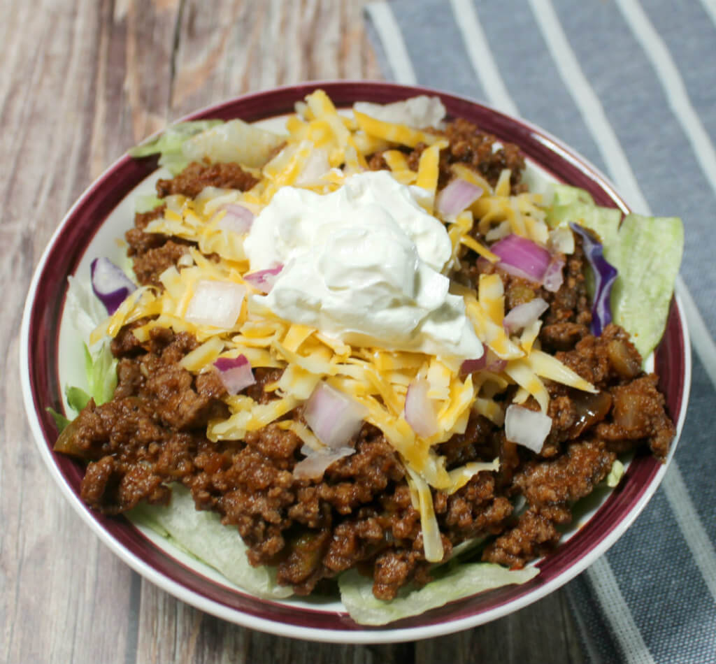 Keto Taco Sloppy Joes - Splash of Keto