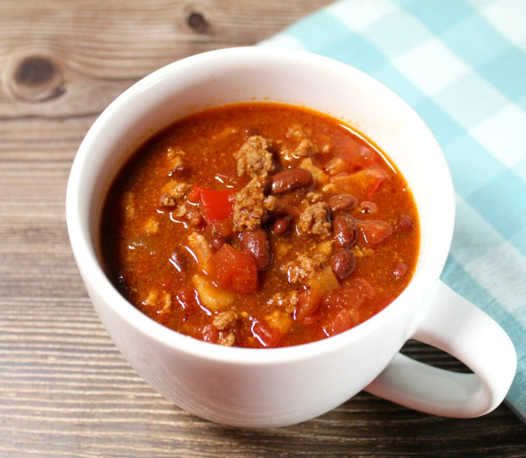 Low-Carb Beef and Bacon Chili1