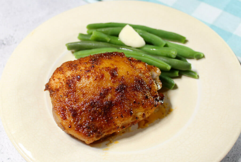 Easy Harissa Baked Chicken Thighs1