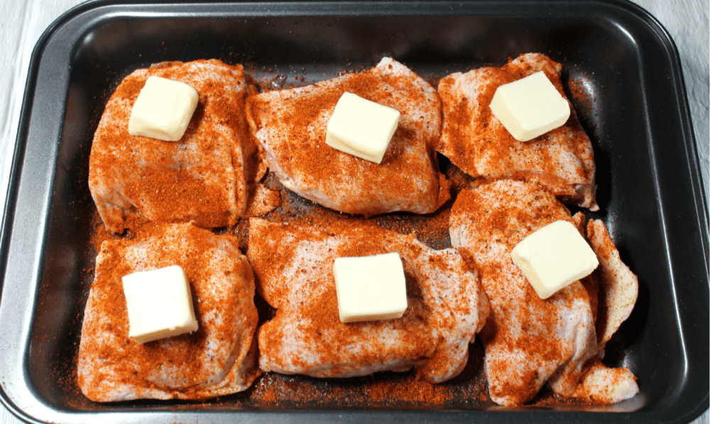 Easy Harissa Baked Chicken Thighs3