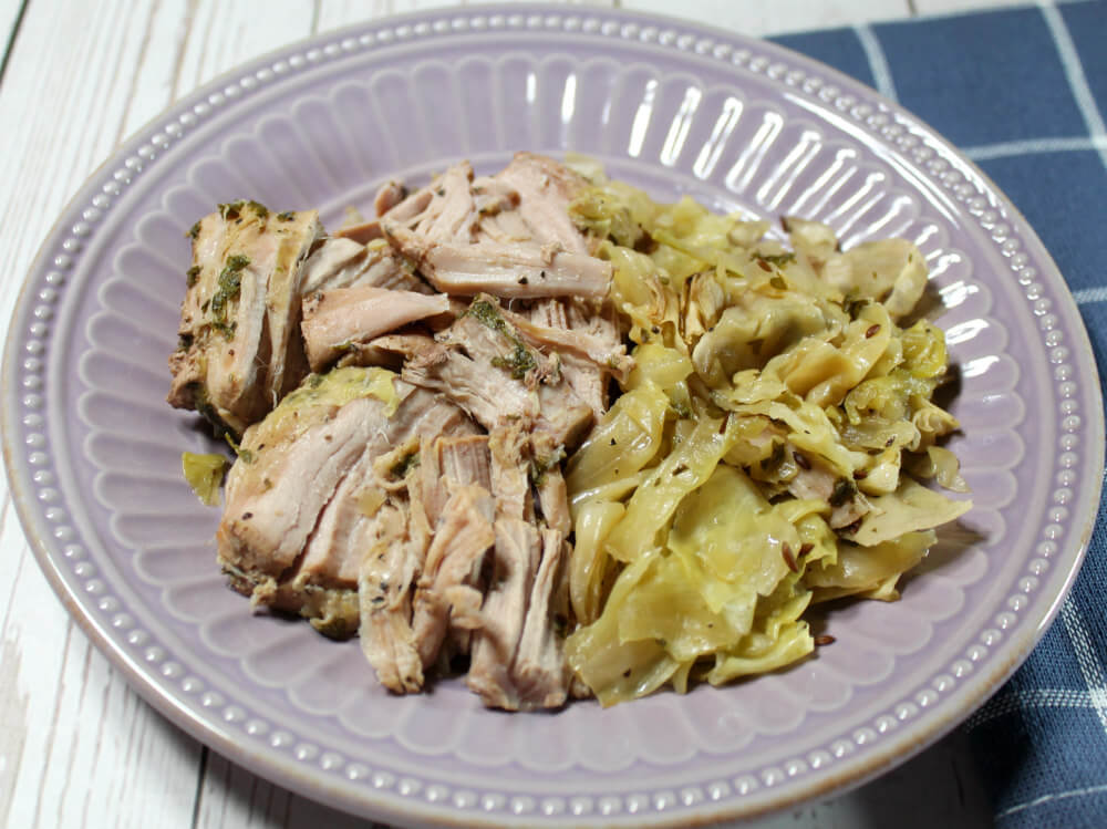 Easy Crockpot Pork & Cabbage6