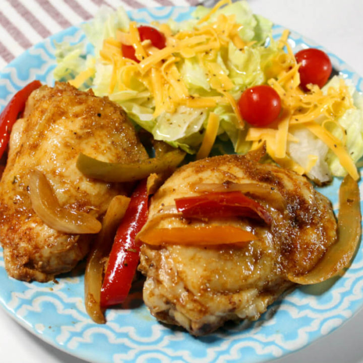 Baked Keto Fajita Chicken Thighs1