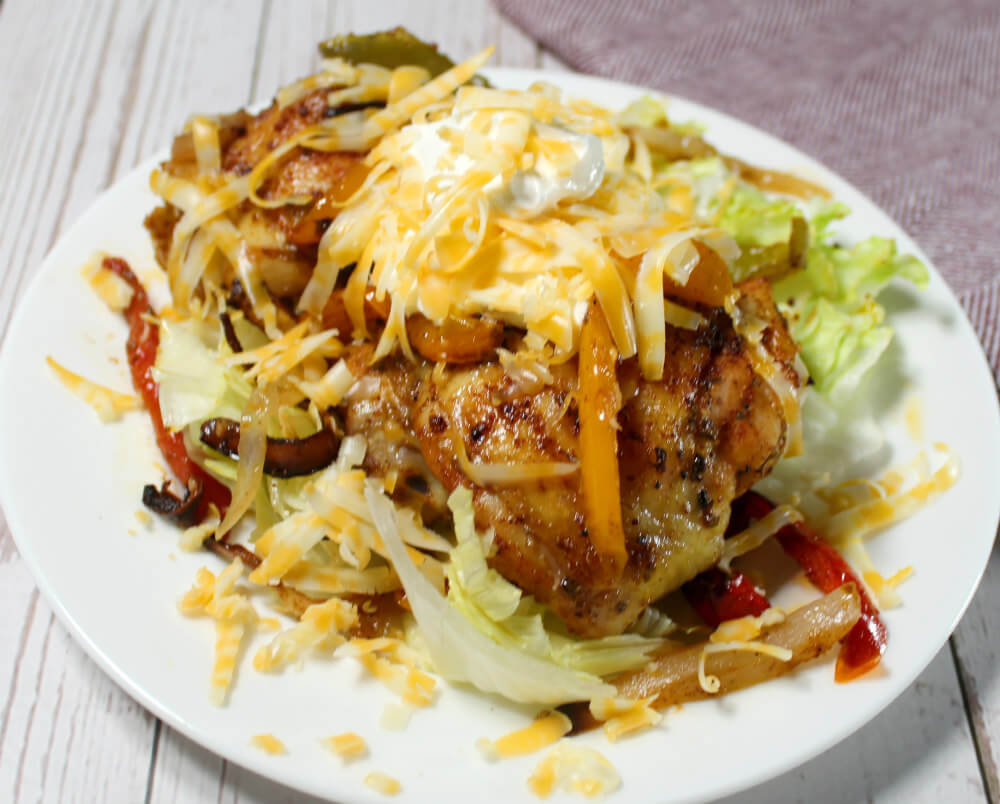 Baked Keto Fajita Chicken Thighs5