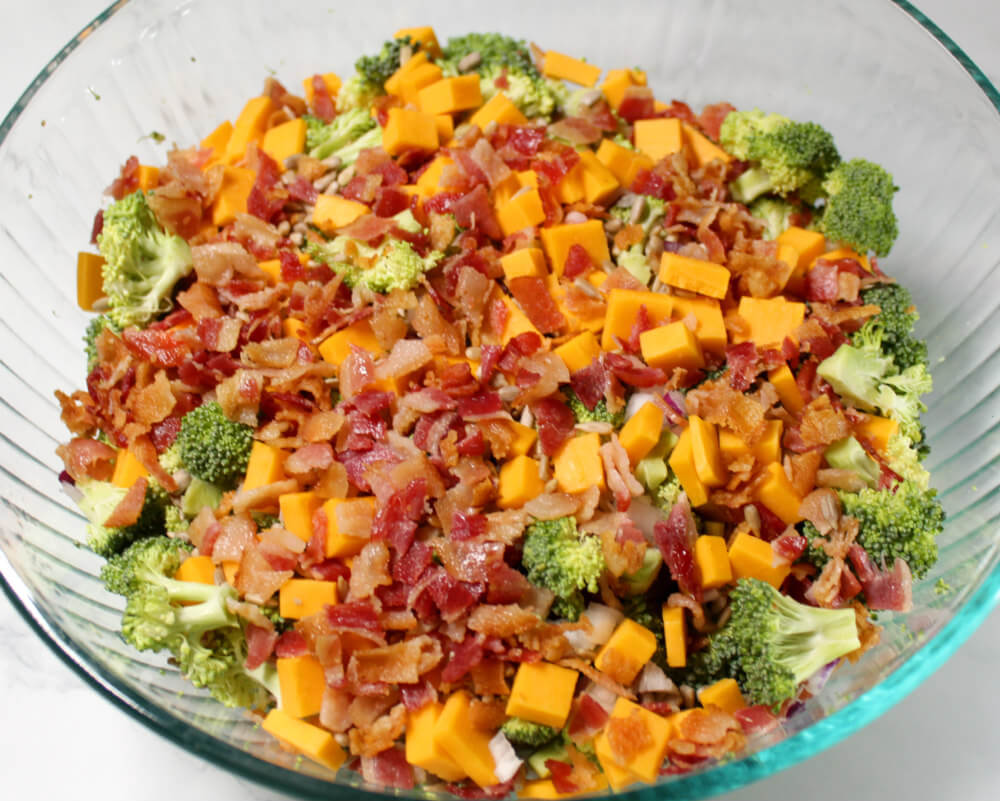 Broccoli Bacon Keto Salad4