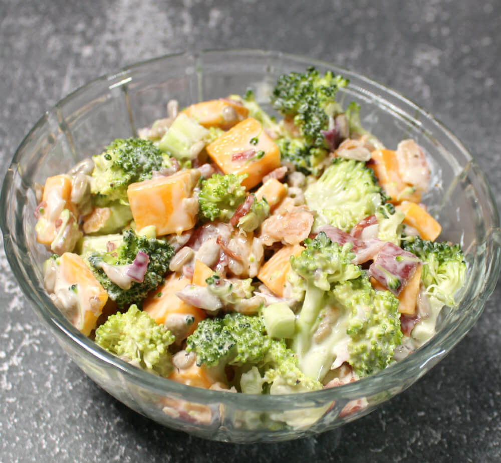 Broccoli Bacon Keto Salad7
