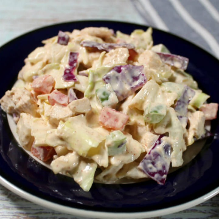 Chicken Fajita Keto Coleslaw1