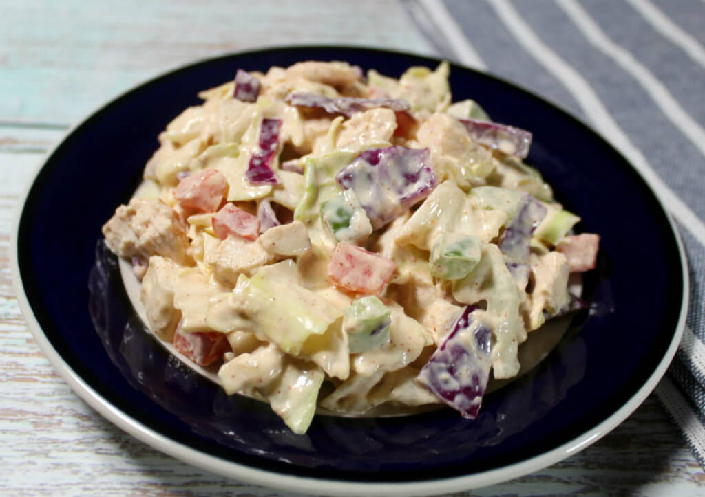 Chicken Fajita Keto Coleslaw1