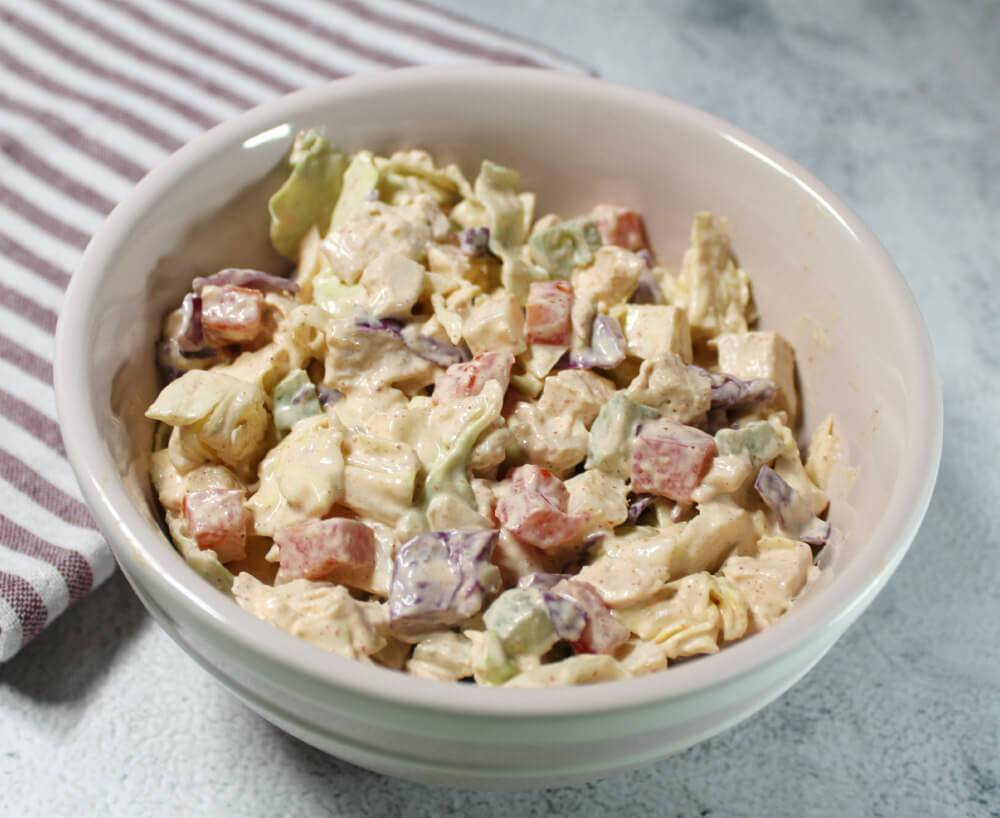 Chicken Fajita Keto Coleslaw8