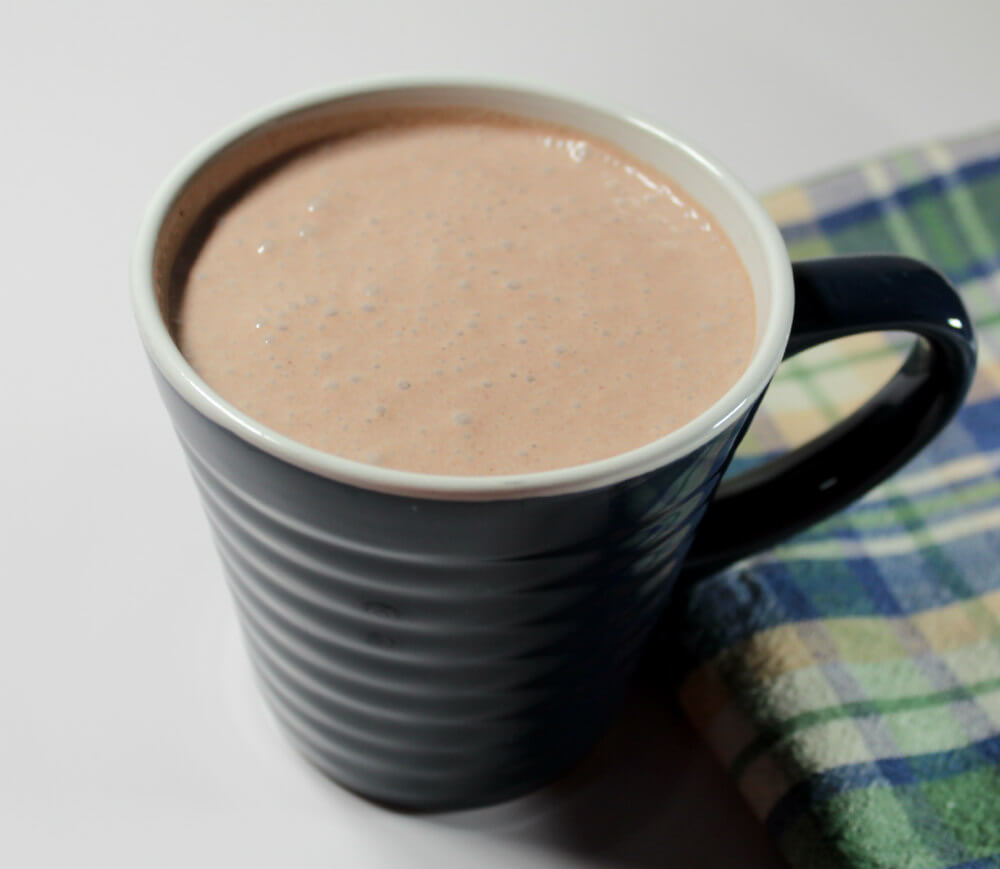 Chocolate Raspberry Keto Cheesecake Smoothie6